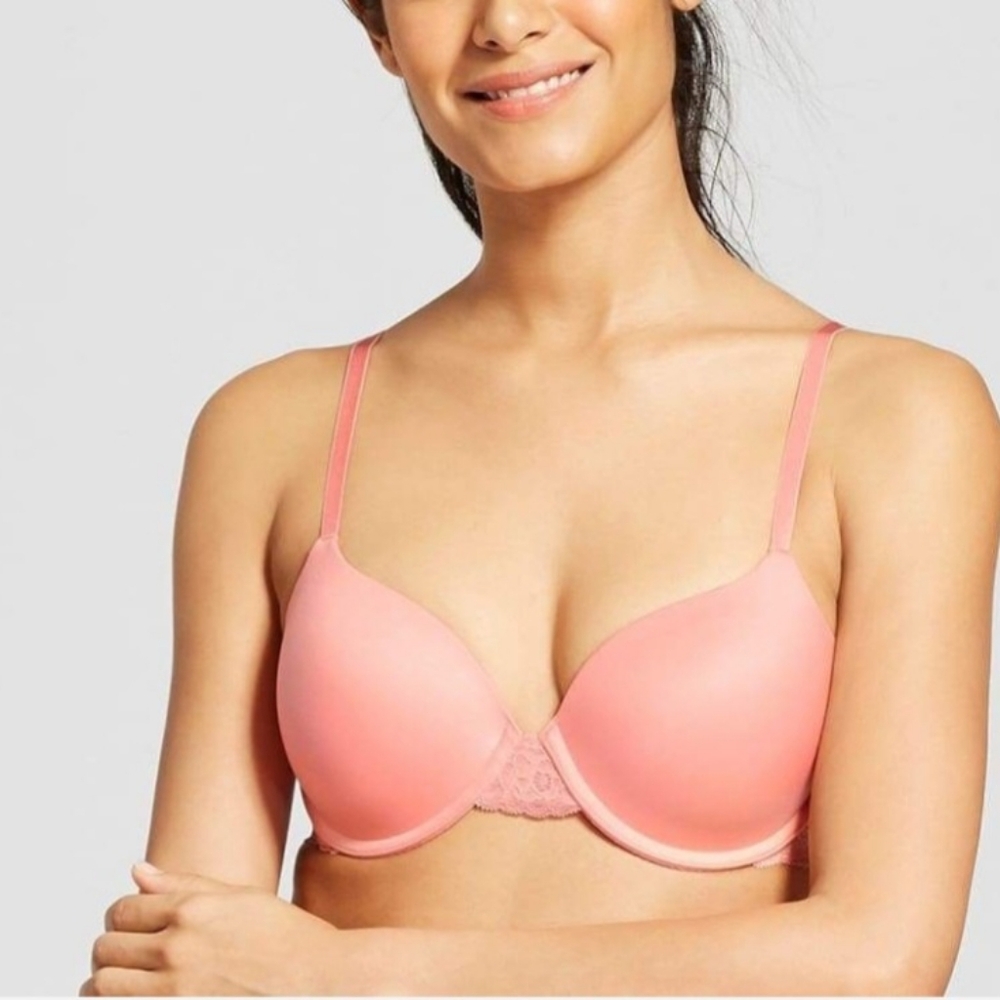 Gilligan & O'Malley Everyday Lift Push-Up Underwire Bra 34A